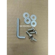 Ready Stock Eames Chair spare part accessories screw washer Allen key skru