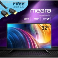 ❏ↂ32inch LED TV [FREE 4K HDMI CABLE] MEGRA Built-in MYTV HD READY TELEVISION/ PC MONITOR Model:LE32D05TM