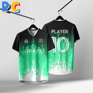RC - 2025 NEW Design Futsal Football Jersey Custom Name Cheap Bola Retro 3D Jerseys Baju Lelaki Mala