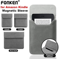 Fonken Kindle E-Reader Magnetic Storage Bag 6/7/10.2 inch Kindle Scribe E-Book Waterproof Protective