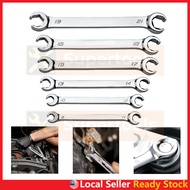 CR-V Oil Pipe Flare Nut Wrench Spanner 6mm to 27mm Combination Open End Spanner Hand Tool Oil Pipe M