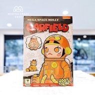 【แท้💯％】POP MART • MEGA SPACE MOLLY 400% Garfield