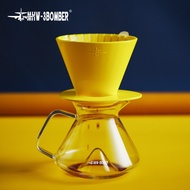 MHW-3BOMBER Oval Dripper Coffee Filter Cup Sweet Balanced Extraction PCTG Brewing Tool Coffee Brewin