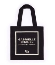 （包郵）V&amp;A Gabrielle Chanel. Fashion Manifesto black tote bag