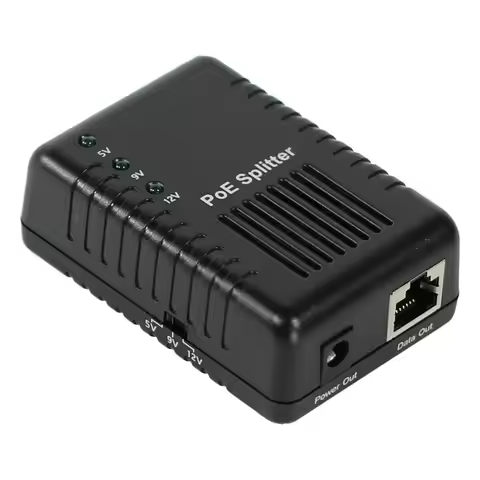 POE power supply splitter POE5912 three-stage voltage can be cut in line with IEEE802.3AF standard