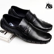Promo 100% Genuine Leather Men's Casual Shoes, Genuine Leather Men's Slip-on Shoes, Genuine Leather 
