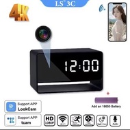 ⚠️ 4k 配備 TCAM108OP WiFi 迷你攝影機全高清時鐘攝影機，具有運動偵測夜視功能