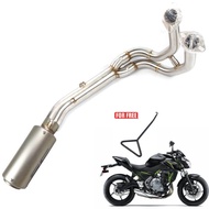 Big Sale 51MM New Motorcycle Exhaust Full System Header Pipe Fit For Kawasaki Ninja 650 Z 650 Ninja/