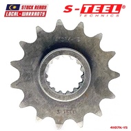 S-TEEL Front Spocket 525 - 15T / Motorcycle for DUCATI 1199 PANIGALE R & S / 1299 PANIGALE S / SUPER
