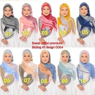 Tudung bawal cotton