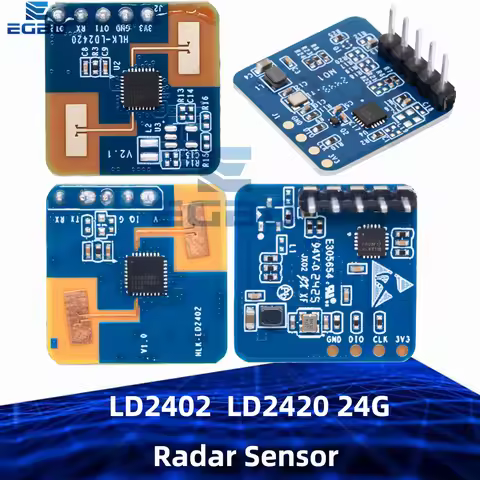 LD2402 LD2420 24G Millimeter Wave Radar Sensor Intelligent Human Body Micro Motion ISM Band High Sen