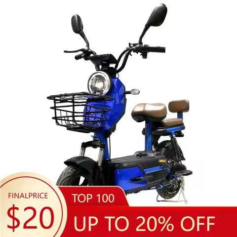 JYF 2026 New 350W Brushless Rear Hub Motor Electric Bike Steel Frame 3-Speed Drum Brake Removable Ba