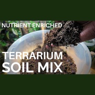 Natural Nutrient Enriched Terrarium Substrate Soil Mix - Soil for Isopods Springtails, Reptiles, Ter