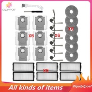 [Oqudy] 26Pcs for  Saros Z70 / G30 Space Vacuum Cleaner Parts Side Brush Filter Mop Pad Dust Bag Swe