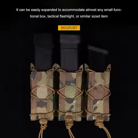 Triple 9 Mm Magazine Pouch Triple Magazine Pouch Adjustable Magazine Holster Hunting Gear Hunting Ai