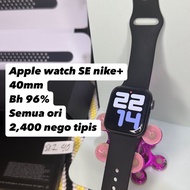 Apple watch SE nike+ 40mm box ori hitam iwatch second jam second smartwacth