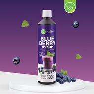 ไซรัปบลูเบอร์รี่ ไซรัปผสมเนื้อผลไม้ น้ำบลูเบอร์รี่ น้ำเชื่อมบลูเบอร์รี่ Blueberry Syrup ขนาด 500 ml ตรา ทีอีเอ