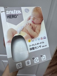 [二手]九五成新灰色Snuza Hero 嬰兒呼吸動態監測器，盒裝無保固送小禮物