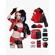 Harley Quinn Style Cosplay Costume – Joker Inspired Halloween Outfit (TUAHOUS)