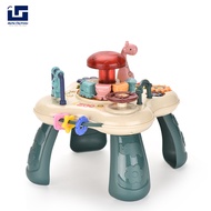 Toys【clearance】📣Creative Mini Animal Park Game Table Multi-functional Electric Light Music Hand Heat Drum Desktop Game Toys For Kids
