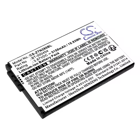 CS Replacement Battery For Zebra TC15, TN28, U30 BT-000454, BT-000454-72, BTRY-TN2X-1XMA1-01, BTRY-T