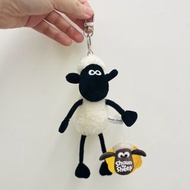 🇰🇷韓國直送✨Shaun the Sheep Plush Doll Keychain 笑笑羊 超級無敵羊咩咩 小羊肖恩 公仔 鎖匙扣 掛袋 吊飾 掛件 掛飾✨韓國景品 Wallace & Gromit
