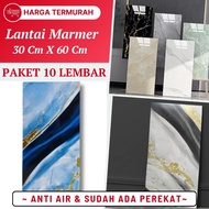 Vinyl Wall Paper 30 x 60 cm Marble Floor Vinyl Marble Granite Marble Cabinet Stickers