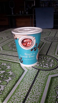 Combo bán Cafe cơ bản 1 Set 100 cái (Ly giấy 360ml + nắp bằng + Bịch chữ T + Ống hút nhựa đen)