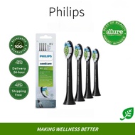 For Genuine Philips Sonicare W2 Replacement Toothbrush Heads, HX6064, Black, Pack of 4&8
