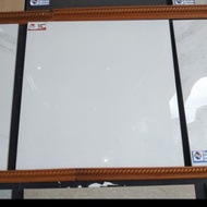 granit lantai 60x60 Putih polos Glazed Polish