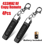 4PCS 433MHZ Copy Remote Control Auto 4 Channe Code Garage Gate Door Opener Remote Control Duplicator