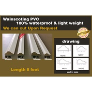 Wainscoting PVC White 22 mm & 30mm width