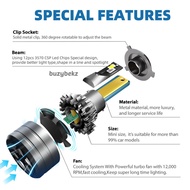 BZL F6 LED HEADLAMP FOGLAMP CAR H4 H11 H8 H16 H9 H1 H7 HB3 HB4 HIR2