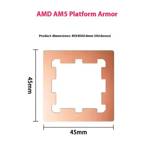 NEW 1Pcs AM5 Thermal Pastes Guard Contacts Frame For 7950X 7900X 7700X 7600X AM5 CPU Cooling Pad