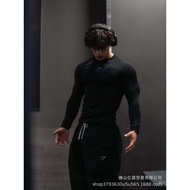 [GYMSHARK] Onyx 5.0 Seamless Long-Sleeved Training Suit High Elastic Breathable Top