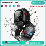 Apple Watch 7 Series 41mm 45mm IP68 Waterproof Sport Shockproof Protective Case + Silicone Band Spor