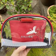 American Spot Victoria's Secret Cosmetic Bag Red Black Chain Bag Sachet Chinese Style Floral Bag