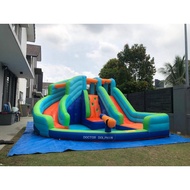 Sewa Kids Pool Murah Inflatable Water Slide Rent Soopa Doopa Bouncy Doctor Dr Dolphin Trampoline KL 