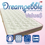 Dreampebble Values 5" mattress - Orthopedic supported Spring System with anti-dustmite