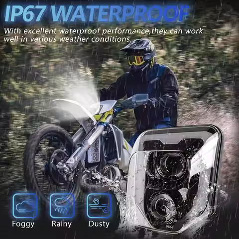 E24 LED Motorcycle Headlight for Husqvarna TE FE TC FC TX 125 250 300 350 450 501 701 250i 300i Endu