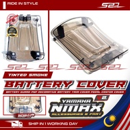 Battery Cover GMA YAMAHA NMAX V2 NMAX155 Tinted Smoke Battery Guard PNP Decorative Battery Trim Cove