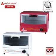 D&D HANABISHI HO-43 OVEN TOASTER 6.0L Capacity with 15 Minute Timer