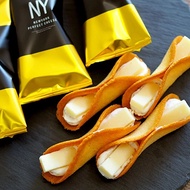NY Cheese Rolls 蝴蝶酥 Biscuits 03FX Imported Creamy Chocolate Filling Egg Rolls Rich Flavor Premium Sn