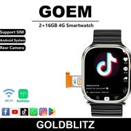 GOEM 4G SIM Card Smart Watch Ultra Kid GPS Cellular Call Smartwatch Google APP Download WIFI Play TI