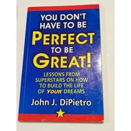(ENG) John J. Dipietro - You Don't Have To Be Perfect To Be Great 