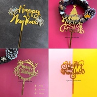 Bag of 10 Mica to decorate Christmas cakes, Meka for Christmas cakes