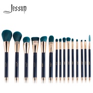 Jessup Colorful set Blue dark green 15Pcs/เซ็ตแปรงแต่งหน้า 15ชิ้น