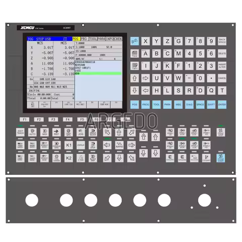 XCMCU XC899T 2/3/4/5/6 Axis Multi-function CNC Lathe System FANUC G-code for Engraving Milling Drill