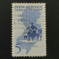 1964 Stamp USA-Complete Unique Used Stamp-New Jersey Tercentenary