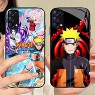 O-30 Naruto tempered Glass Phone Case OPPO Reno 4 A15S A91 3 6Z 5 6 A15 F15 5G